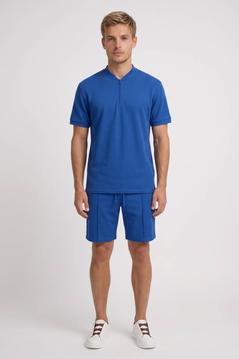 2-Delige Set Heren - Polo met Korte Broek | Sportief