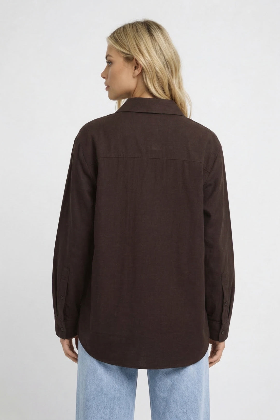 Blouse Dames - Strikstropdas Kraag met Knoopsluiting | Chique