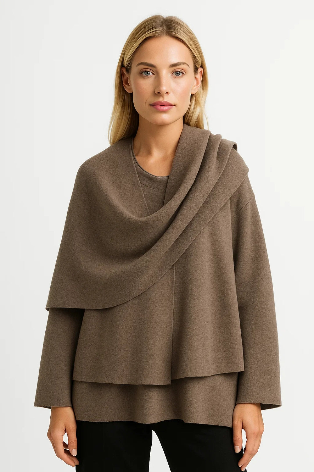 Capejas Dames | Overslagstijl | Elegant | Winter | Comfortabele pasvorm | Ideaal voor koude dagen