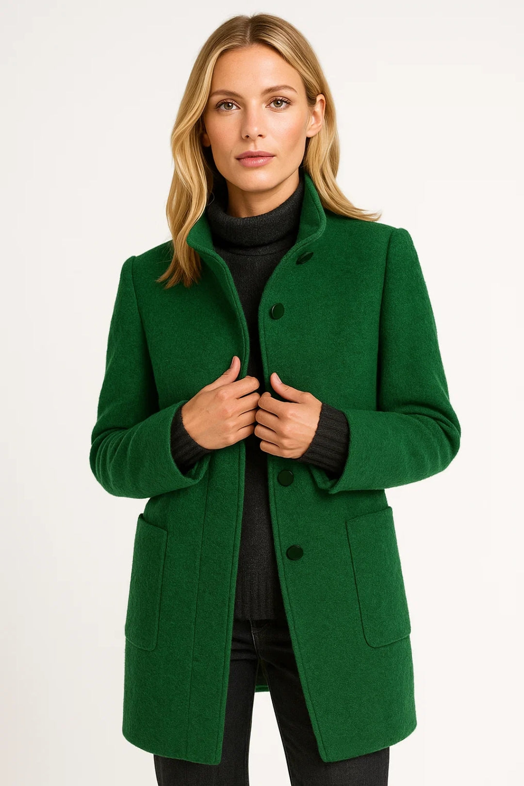 Dames Jas | Elegant | Met Knoopsluiting | Winter