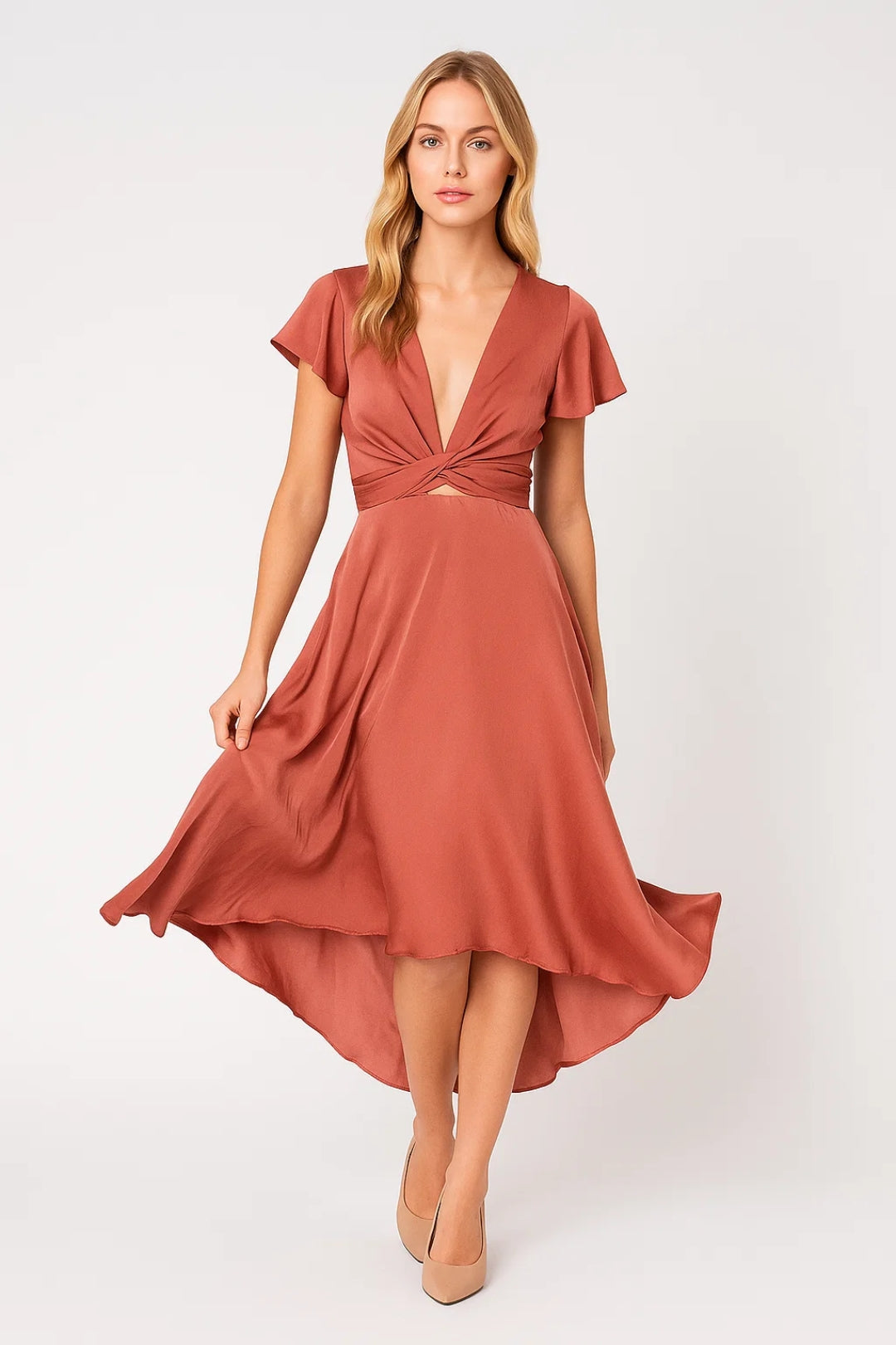 Dames Jurk | Elegant | V-Hals | Zomer