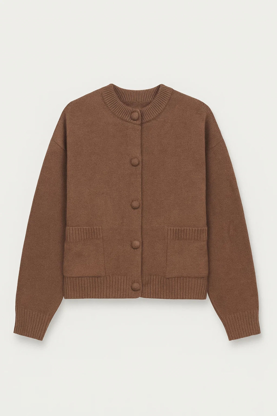 Gebreid Vest | Minimalistisch Ontwerp met Opgestikte Zakken | Comfortabel en Tijdloos