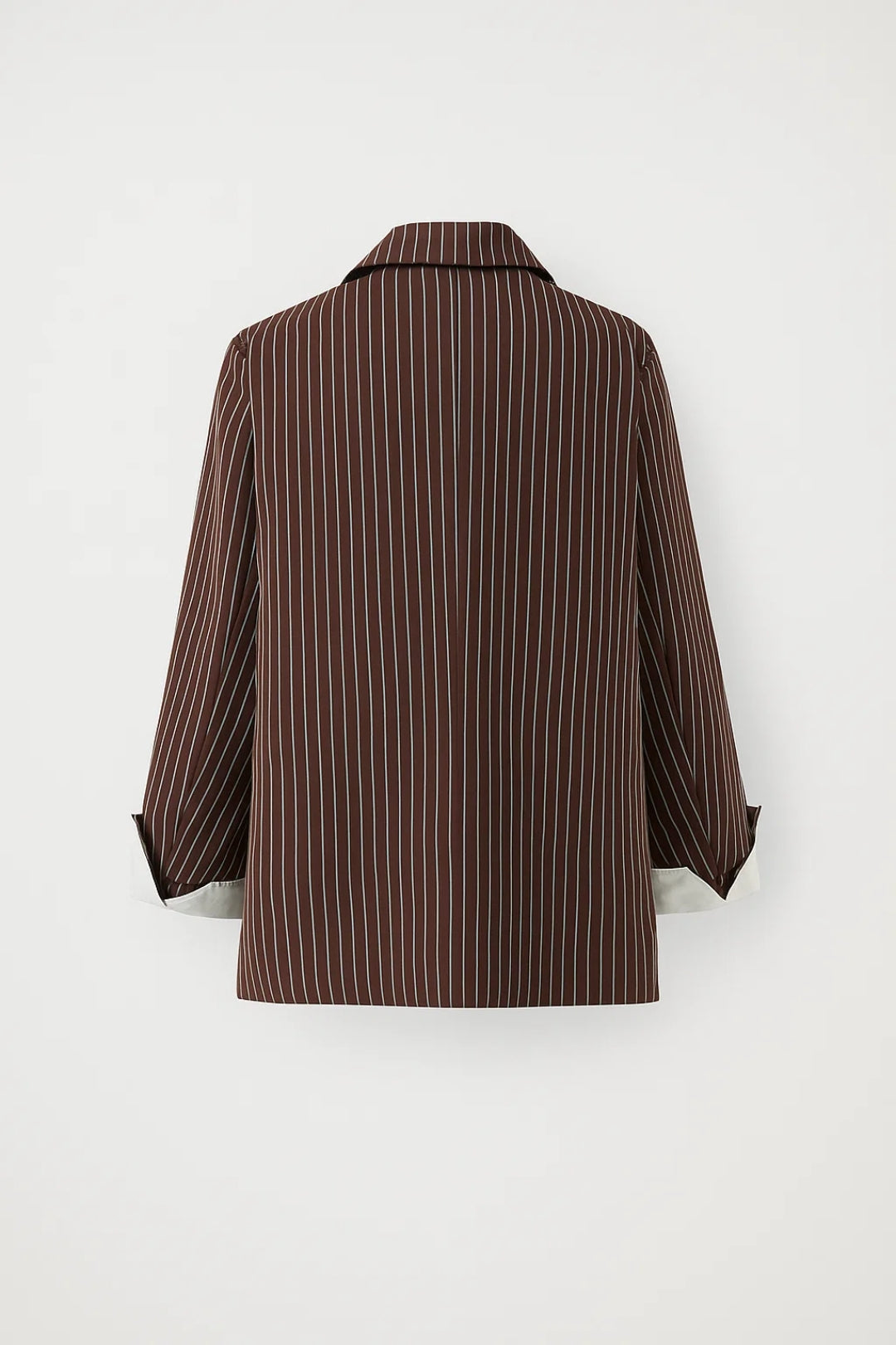 Gestreepte Damesblazer | Klassiek Reversmodel met Knoopsluiting | Zakelijk en Tijdloos