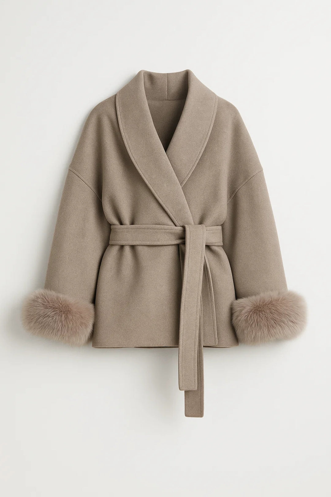 Getailleerde Damesjas | Ceintuur & Luxe Mouwafwerking | Elegante Winterstijl