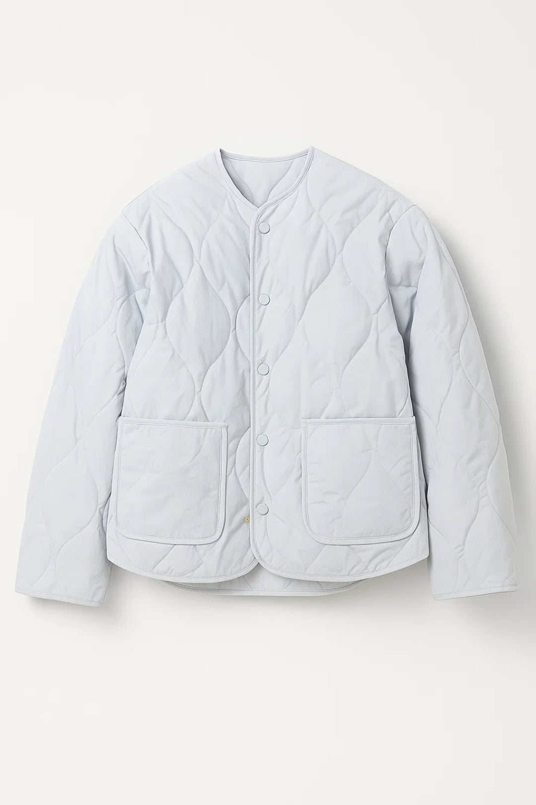 Gewatteerde Damesjas | Minimalistisch Design met Drukknopen | Licht en Functioneel