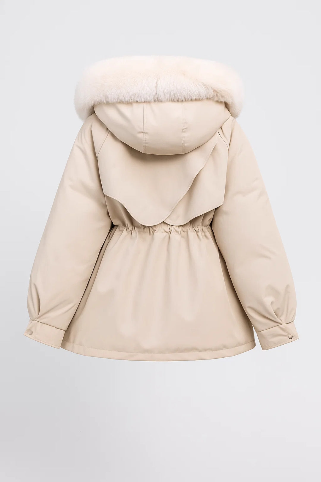 Gewatteerde Winterjas | Kort Model met Capuchon | Warm en Verstelbaar