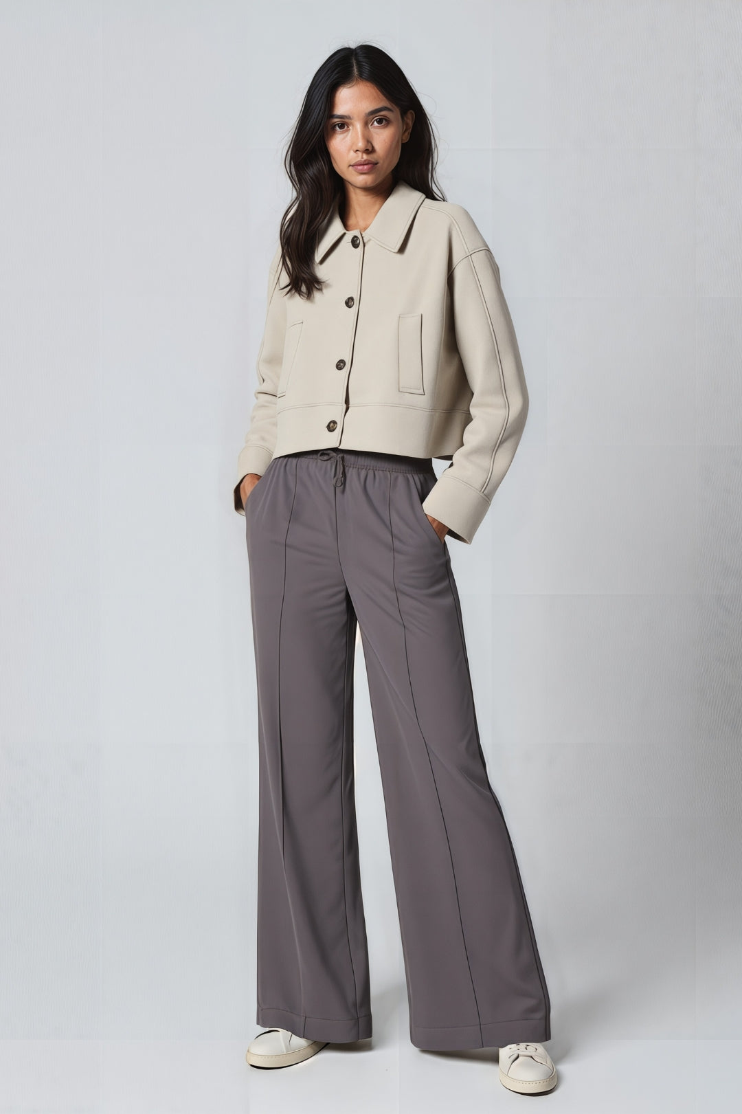 Korte Jas | Zacht en Warm | Tijdloze Look in Zwart of Beige