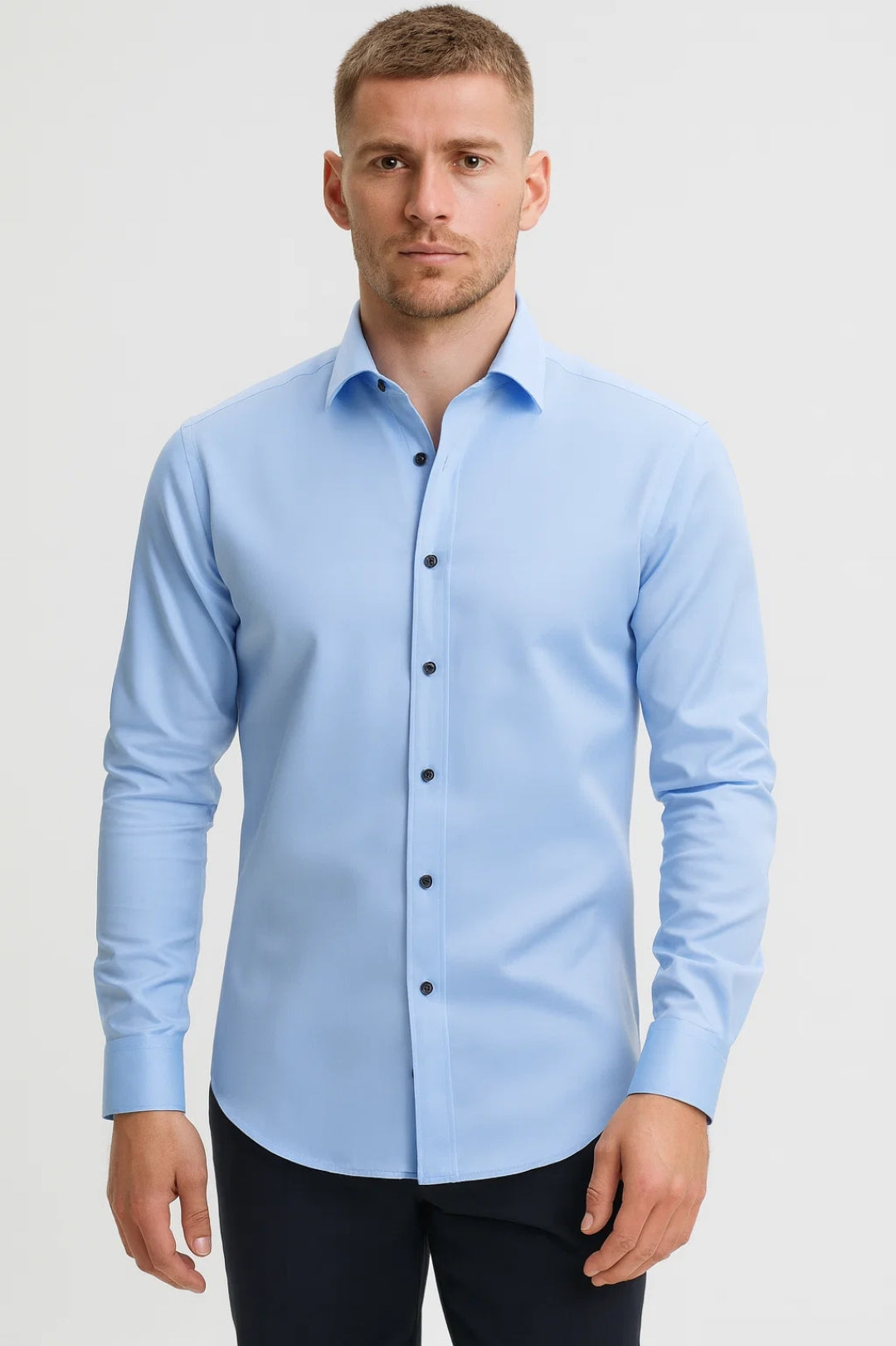 Heren Overhemd | Slimfit | Met Knoopjes | Lente