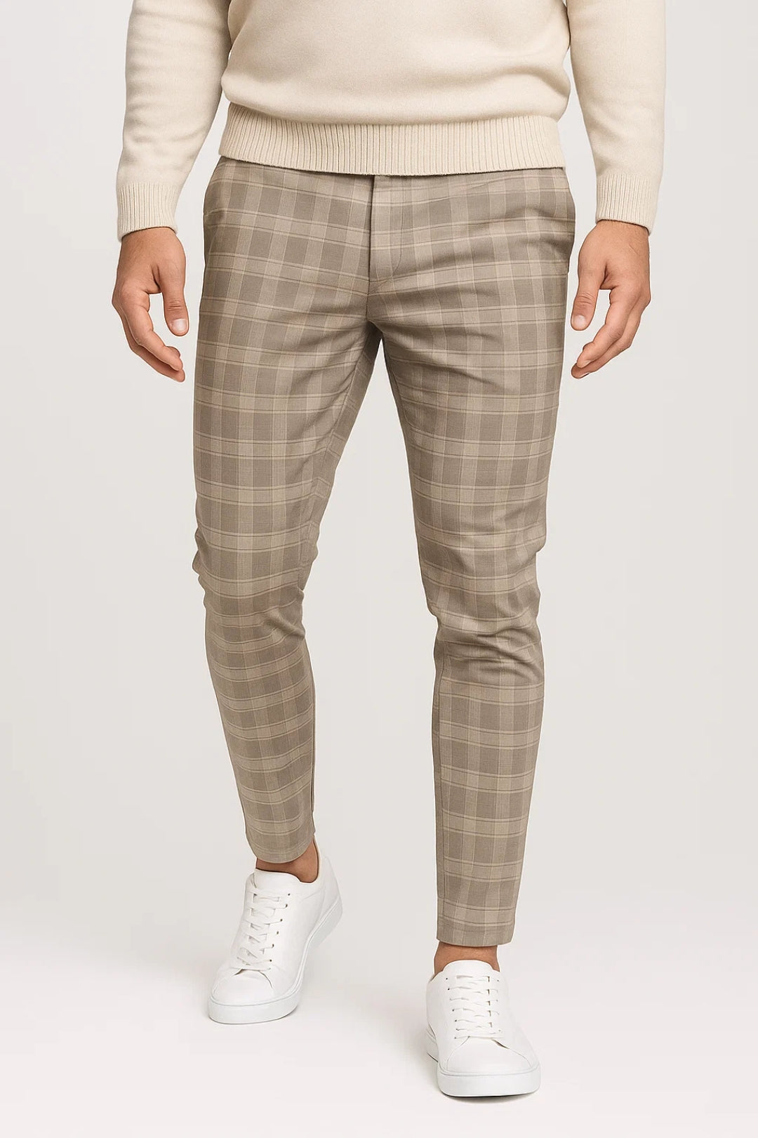 Broek Heren | Ruitpatroon | Slimfit | All-Season | Comfortabele pasvorm
