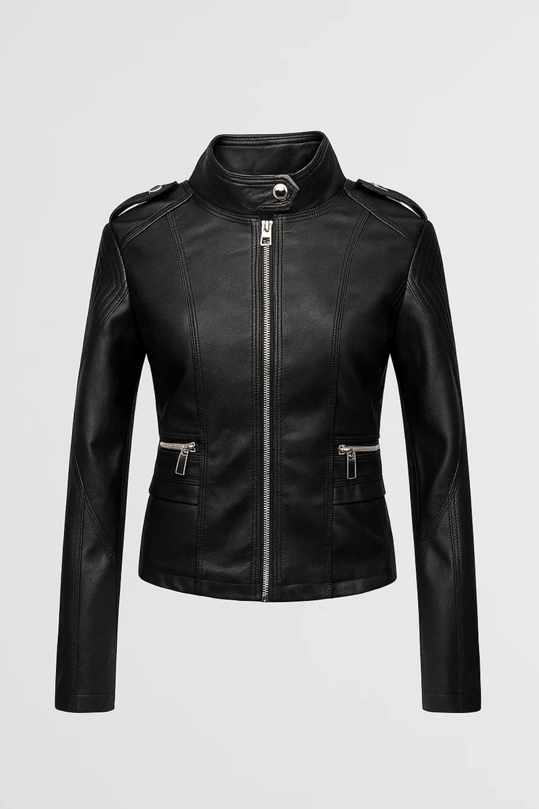 Kort Damesjack | Getailleerd Design met Ritsdetails | Tijdloos en Elegant