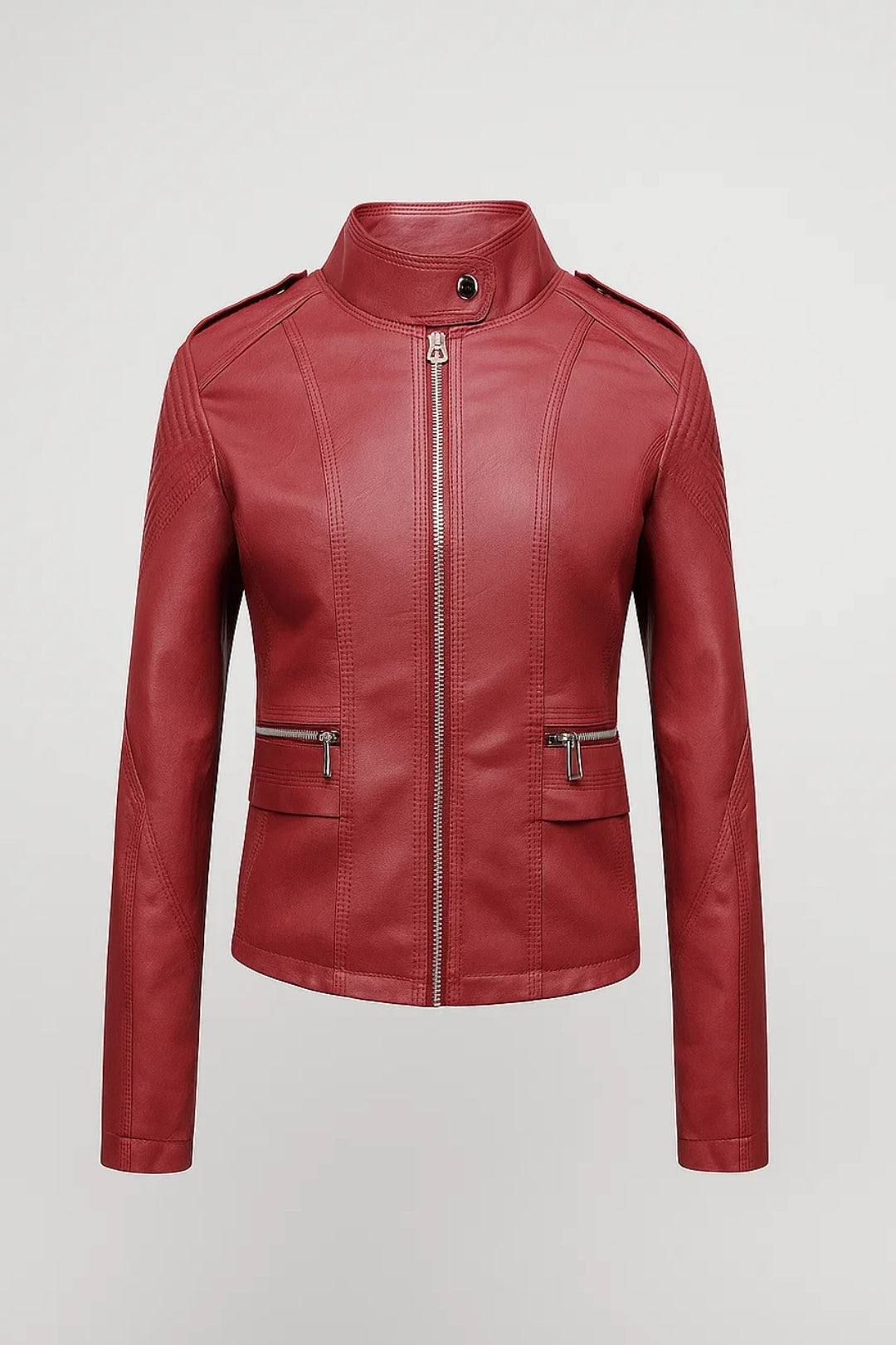 Kort Damesjack | Getailleerd Design met Ritsdetails | Tijdloos en Elegant