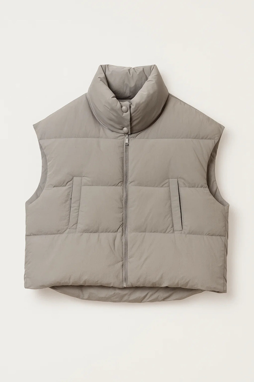 Korte Bodywarmer Dames | Gewatteerd en Mouwloos | Casual Tussenlaag