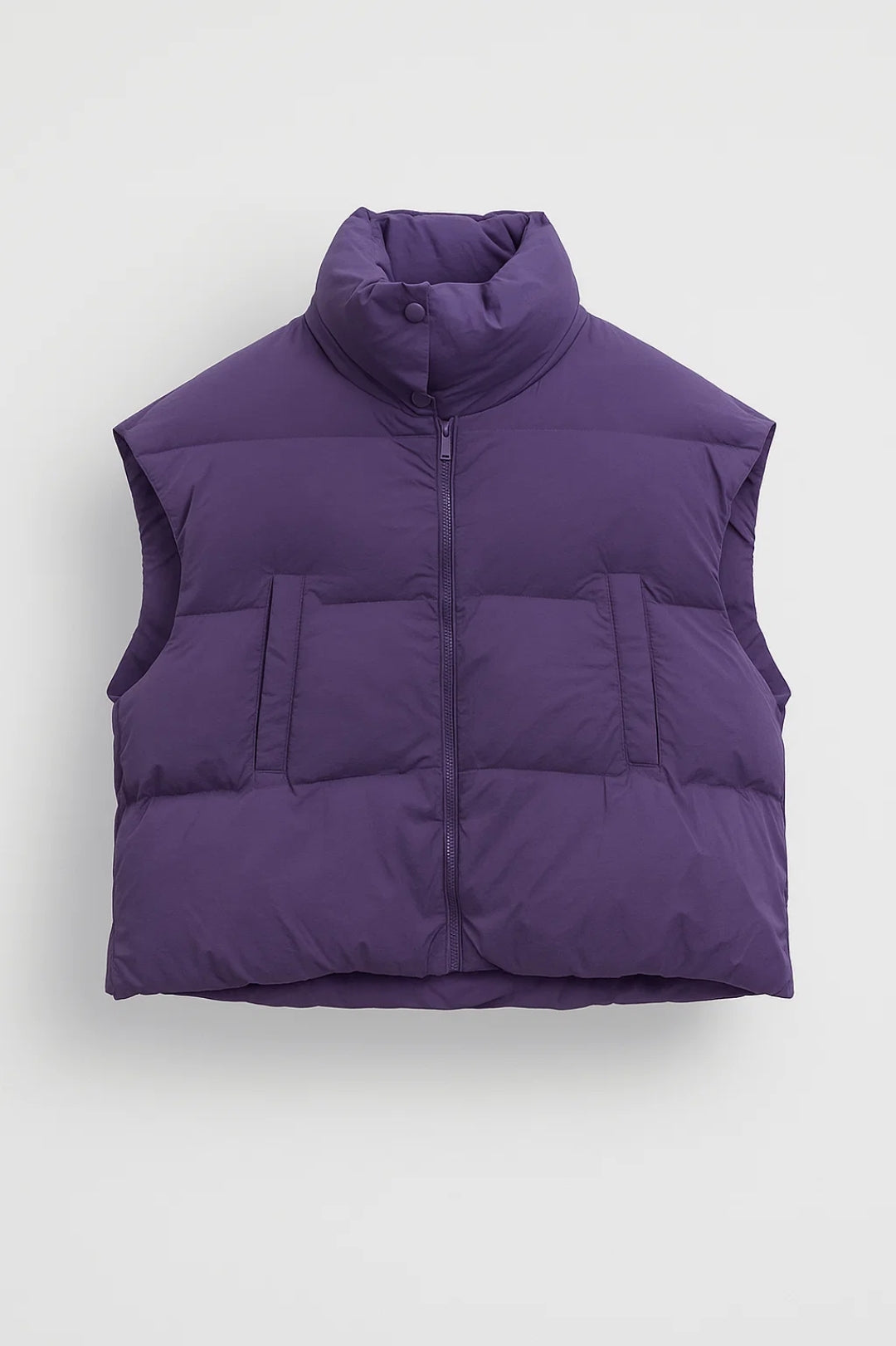 Korte Bodywarmer Dames | Gewatteerd en Mouwloos | Casual Tussenlaag