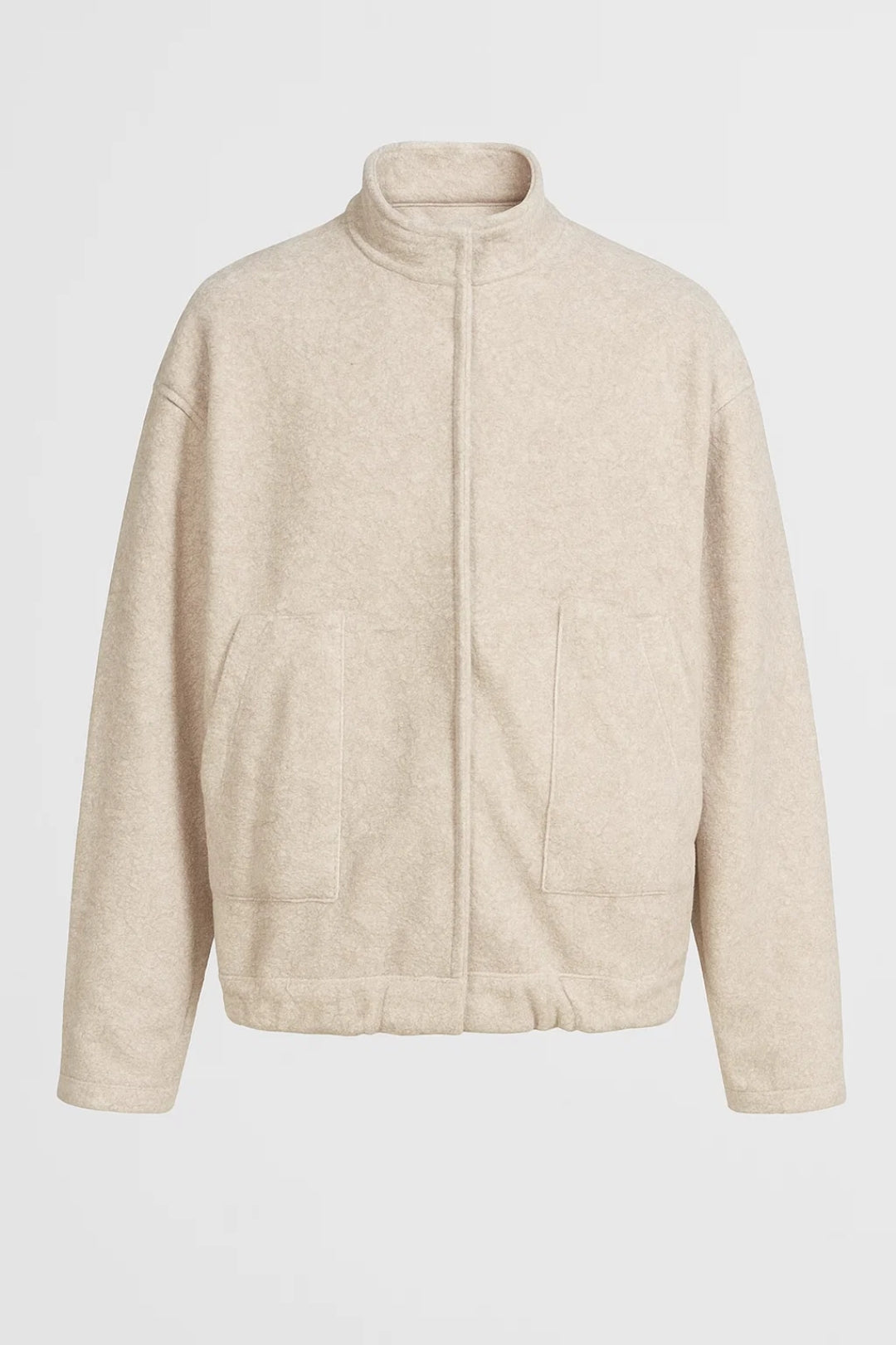 Korte Damesjas | Minimalistisch Design met Opstaande Kraag | Warm en Casual