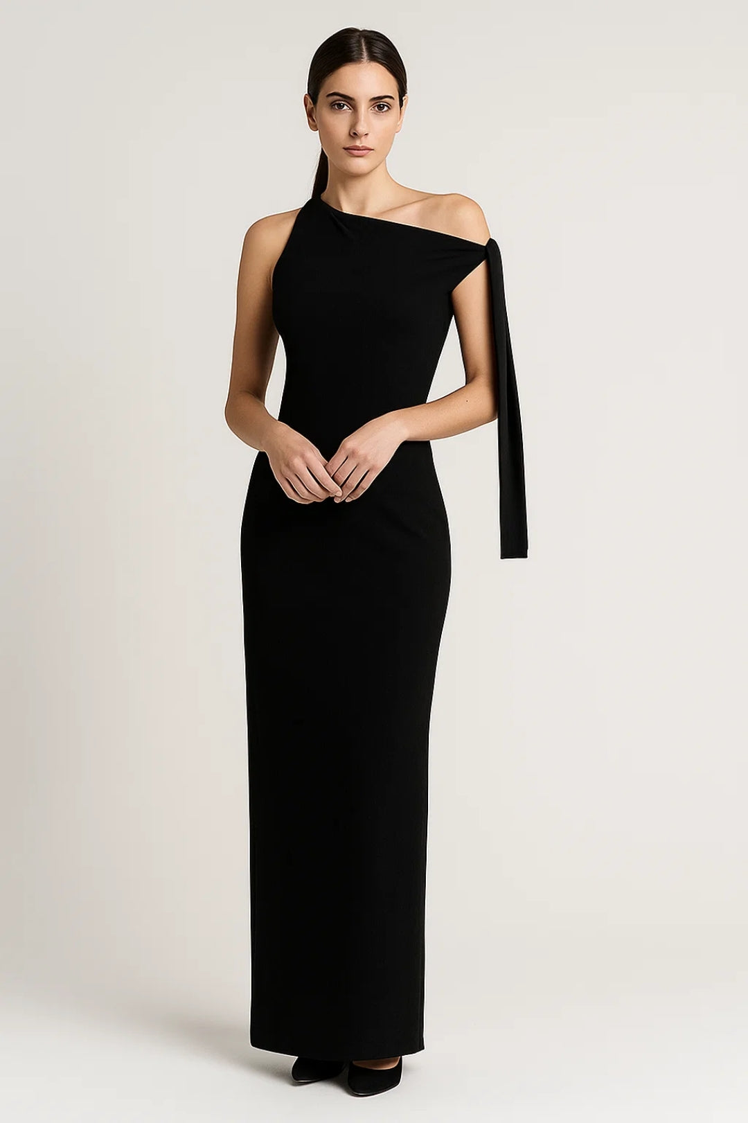 Lange Avondjurk | Asymmetrisch One-Shoulder Ontwerp | Lichtgewicht en Ademend