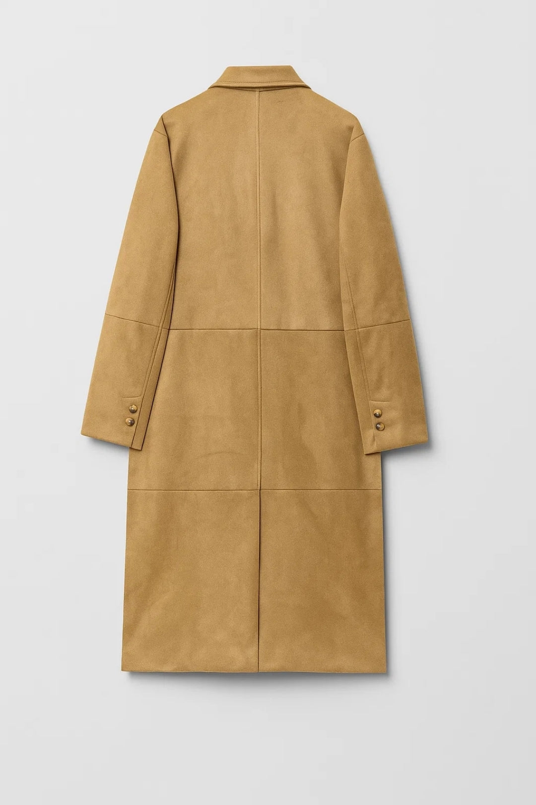 Lange Damesjas | Minimalistisch Design met Reverskraag | Elegant en Tijdloos