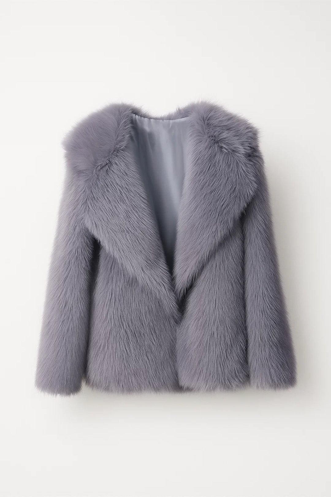 Luxe Damesjas | Volumineuze Textuur met Oversized Kraag | Statement Outerwear