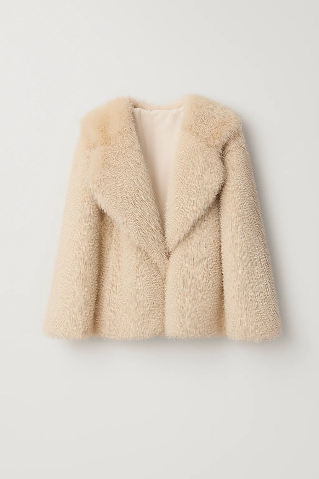 Luxe Damesjas | Volumineuze Textuur met Oversized Kraag | Statement Outerwear