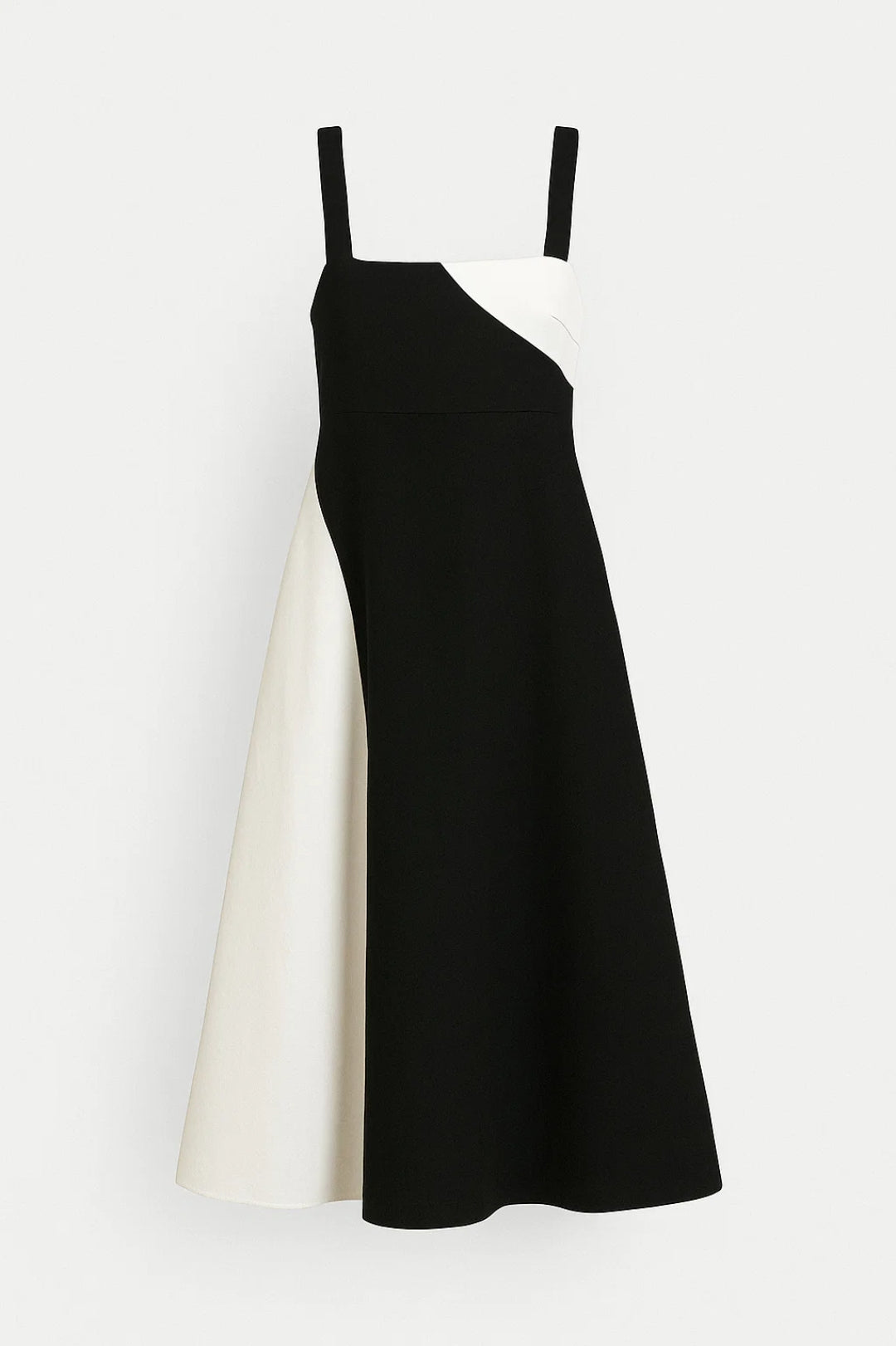 Maxi Jurk met Brede Bandjes | Colorblock Design | Lichtgewicht en Ademend