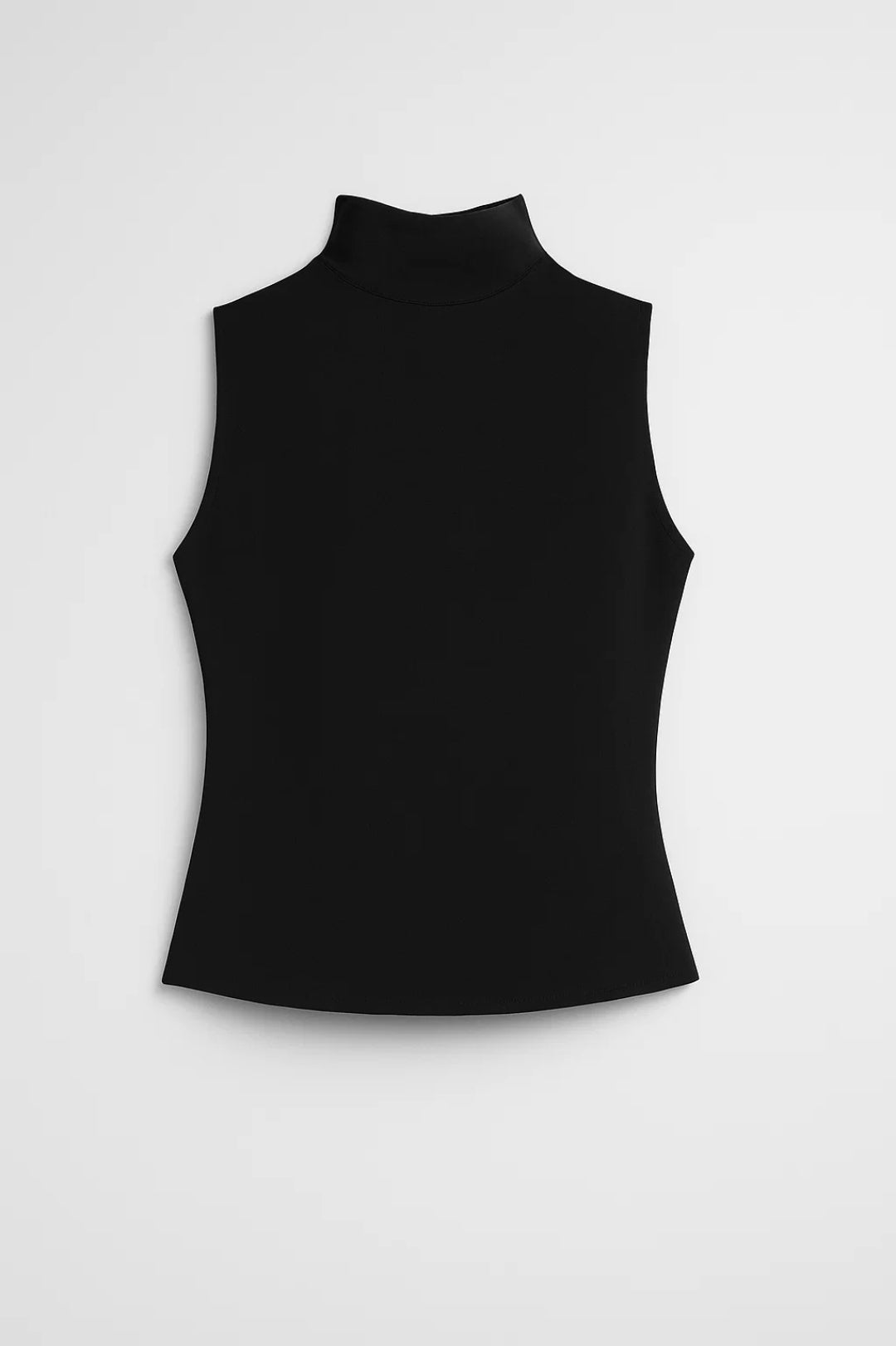Mouwloze Dames Top | Aansluitende Snit met Colkraag | Minimalistische Basisstijl