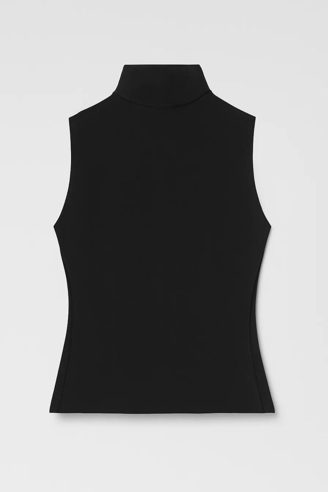 Mouwloze Dames Top | Aansluitende Snit met Colkraag | Minimalistische Basisstijl