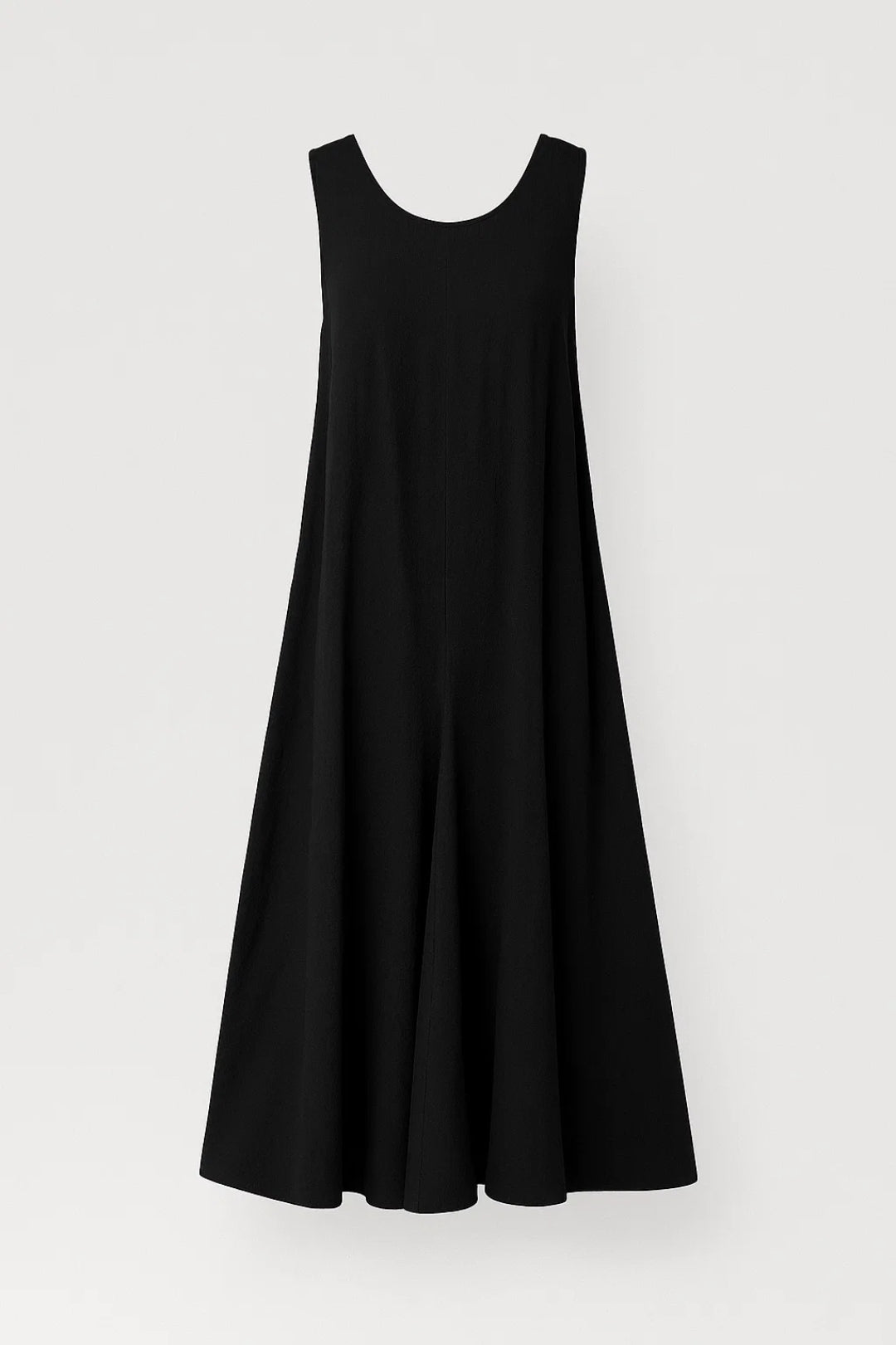 Mouwloze Midi Jurk | Losvallend Comfort Model | Lichtgewicht en Ademend