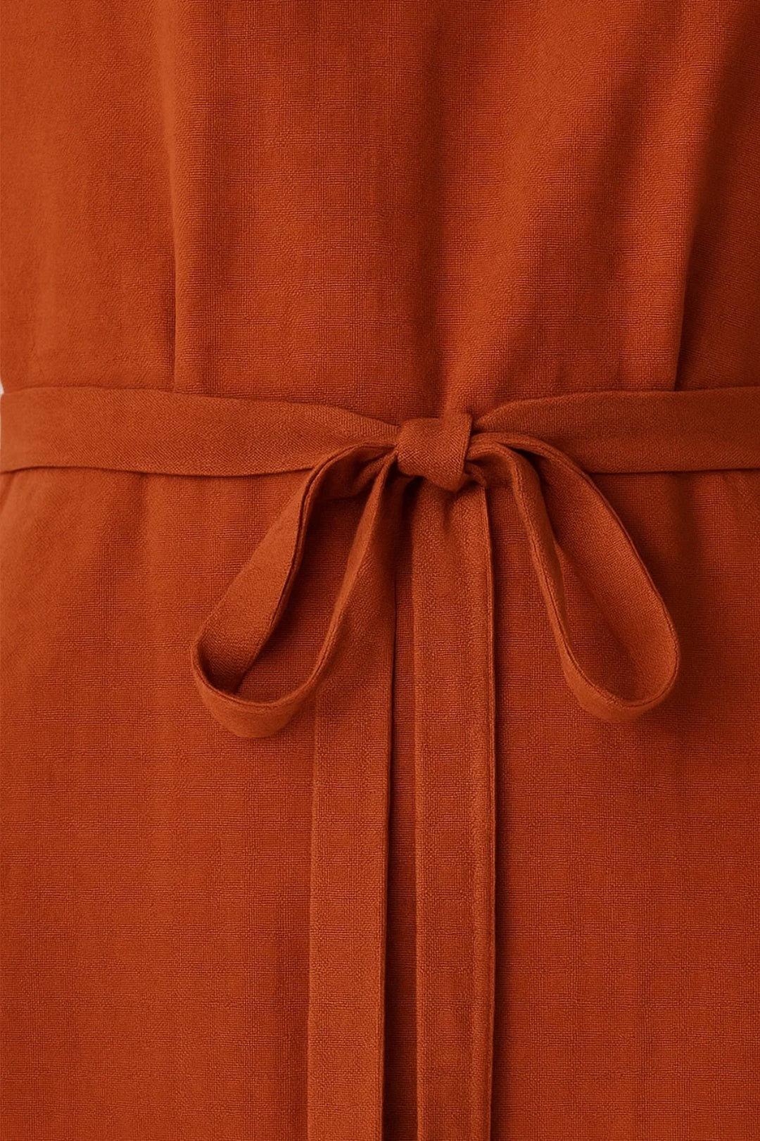 Mouwloze Midi Jurk | Strikceintuur in de Taille | Minimalistische Elegantie