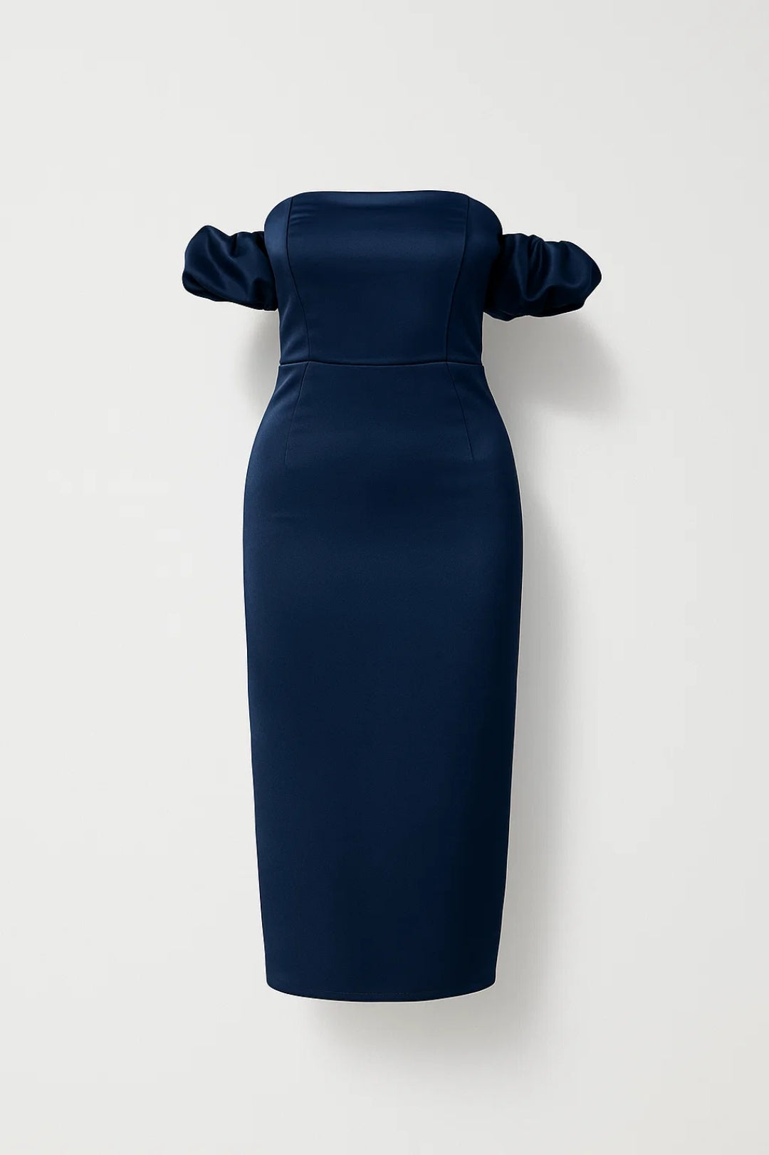 Off Shoulder Avondjurk | Elegante Puff Mouwen | Lichtgewicht en Ademend