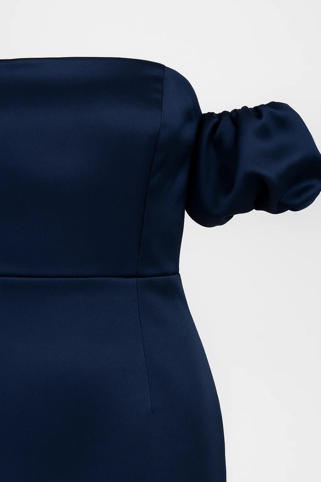 Off Shoulder Avondjurk | Elegante Puff Mouwen | Lichtgewicht en Ademend