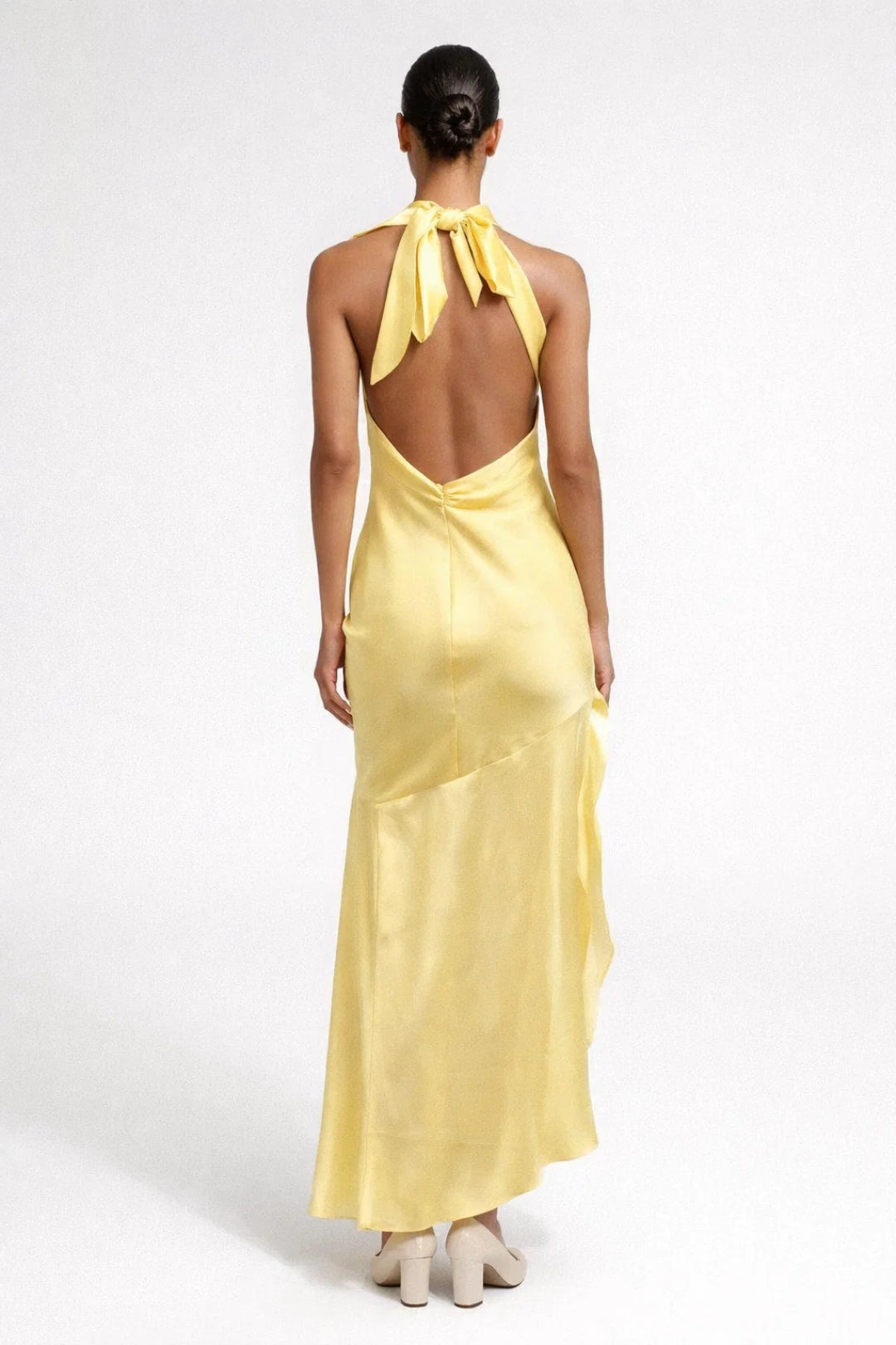 Maxi Jurk Dames - Mouwloos Halternek Silhouet | Elegant