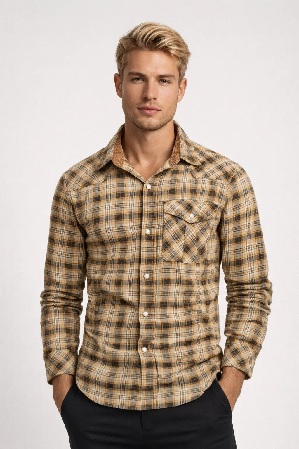 Overhemd heren | Casual & Comfortabel | Lange mouw | Lente