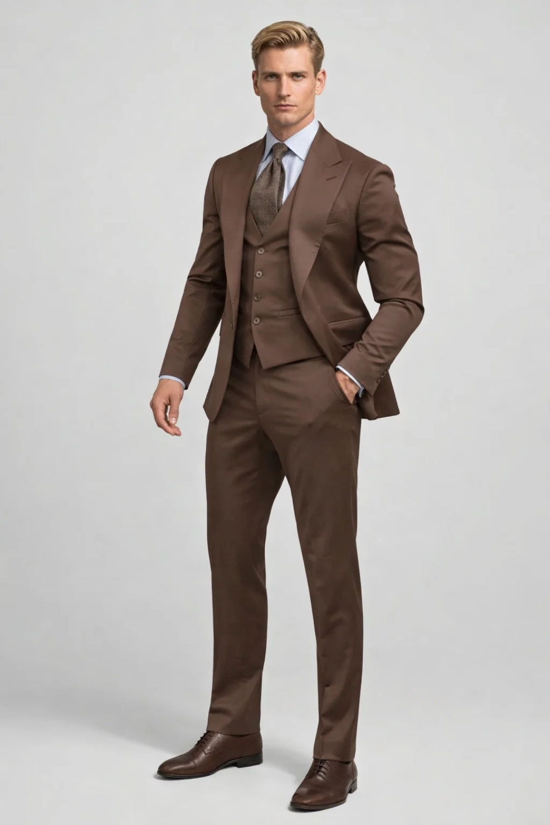 Pak heren | Klassiek & Veelzijdig | Getailleerd silhouet | All season