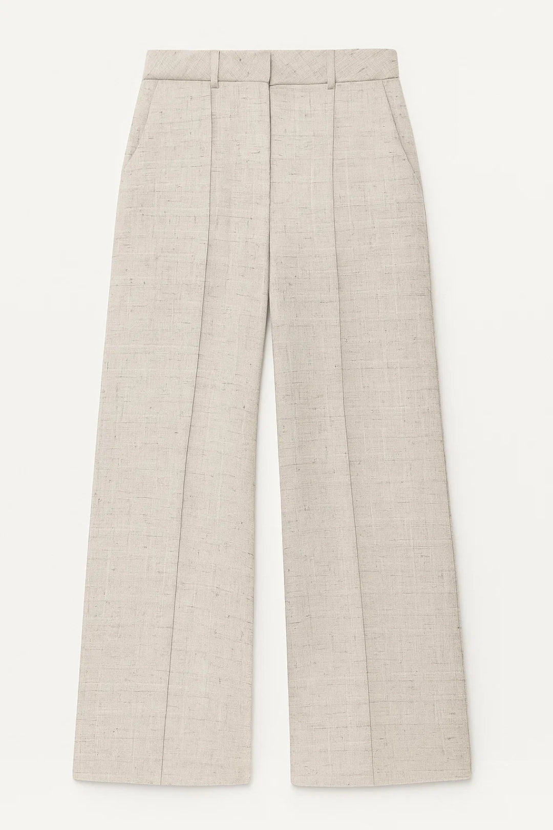 Broek Dames | Hoge Taille | Persvouw | All-Season | Comfortabele pasvorm | Geschikt voor dagelijks gebruik