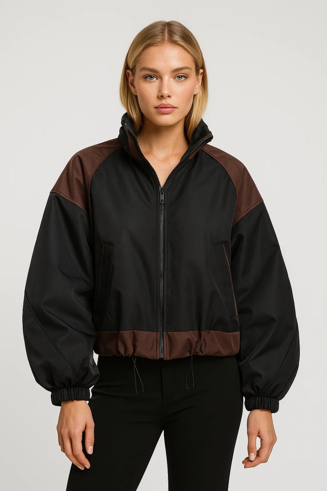 Sportief Bomberjack | Contrastdetails en Rits | Comfort en Stijl Gecombineerd