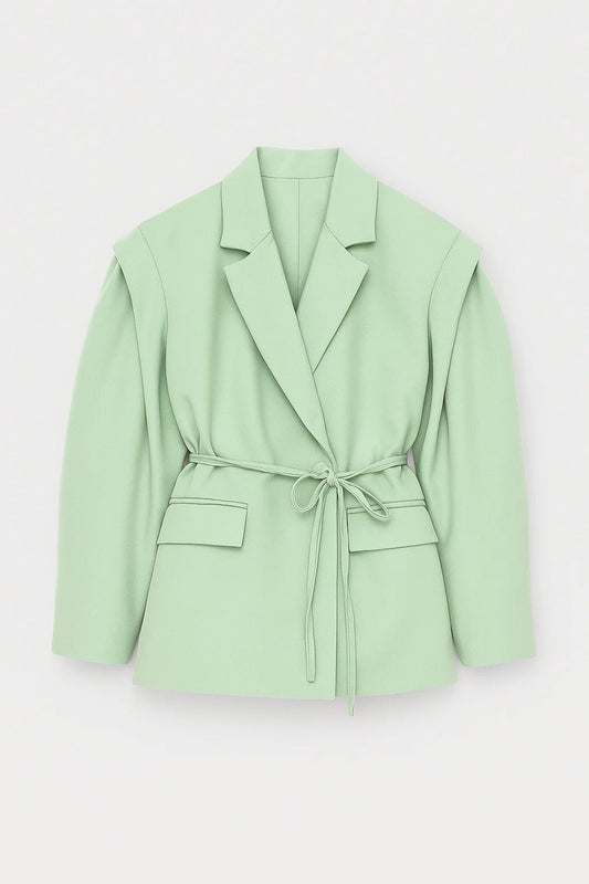 Strikceintuur Damesblazer | Getailleerd Design | Elegant en Verfijnd
