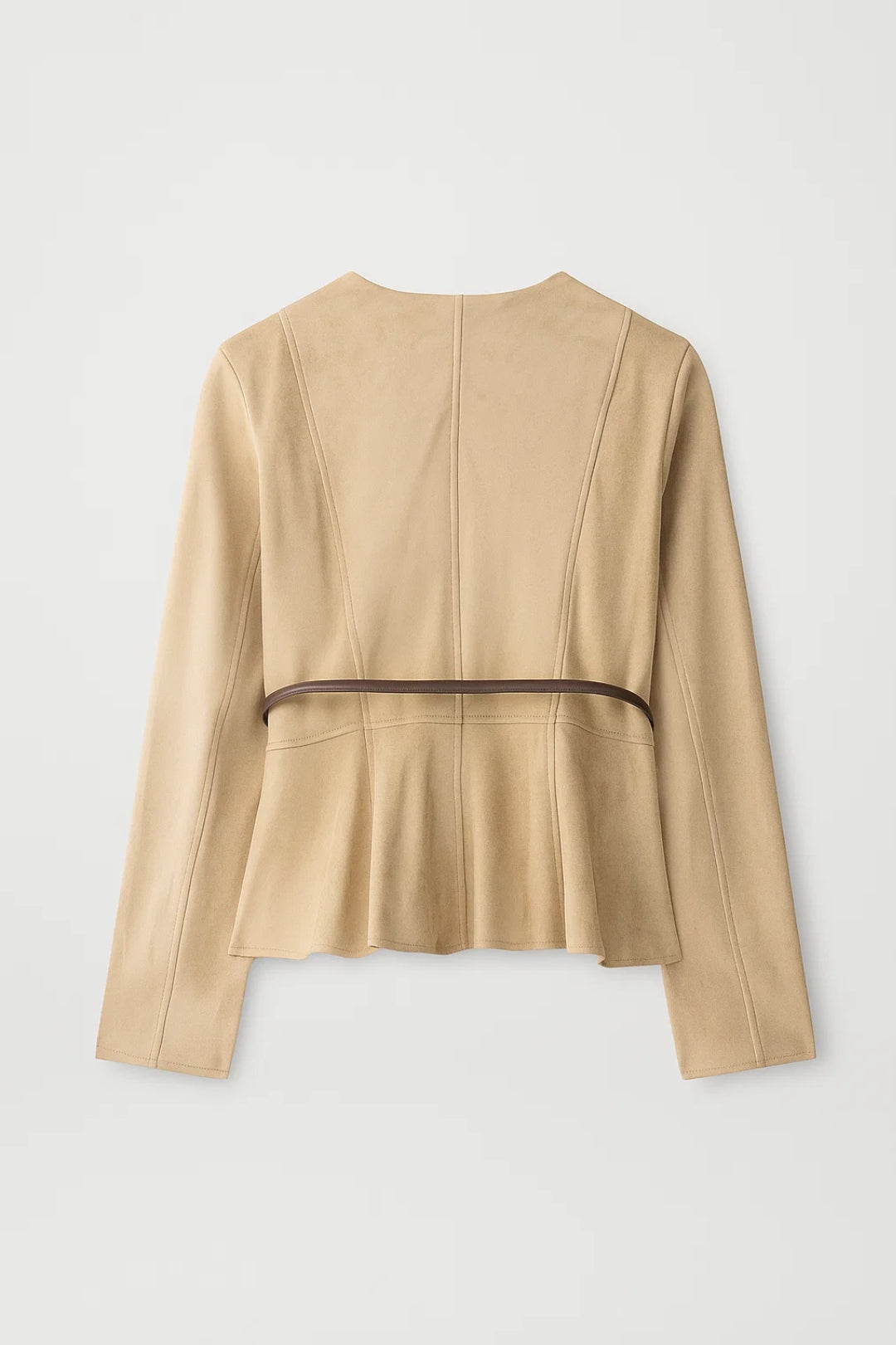Taillejack Dames | Elegant Jasje met Riem | Verfijnde Pasvorm