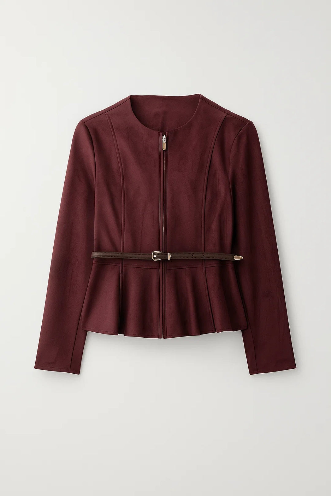 Taillejack Dames | Elegant Jasje met Riem | Verfijnde Pasvorm