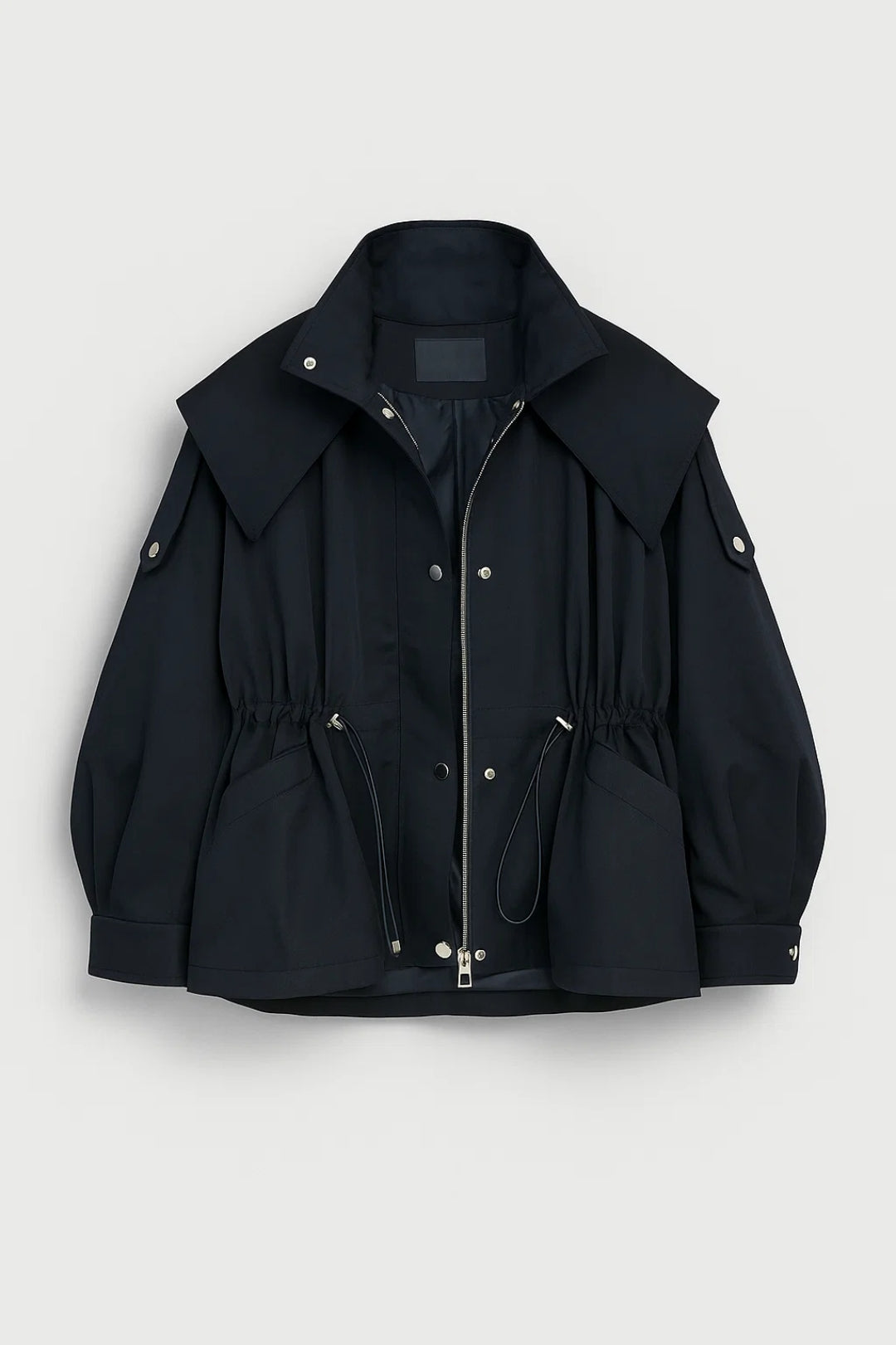 Taillejas Dames | Met Koordsluiting en Oversized Kraag | Functioneel en Modieus