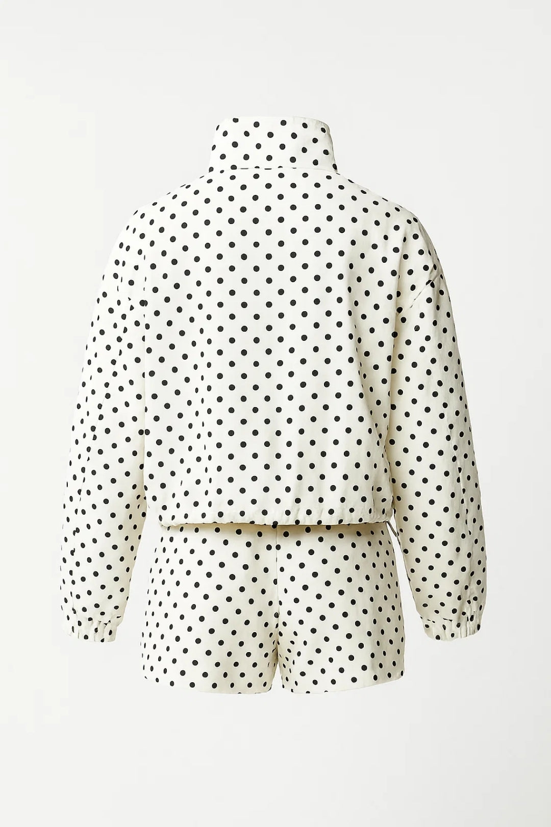 Tweedelige Set | Getailleerde Jas met Polkadots | Stijlvol en Lichtgewicht