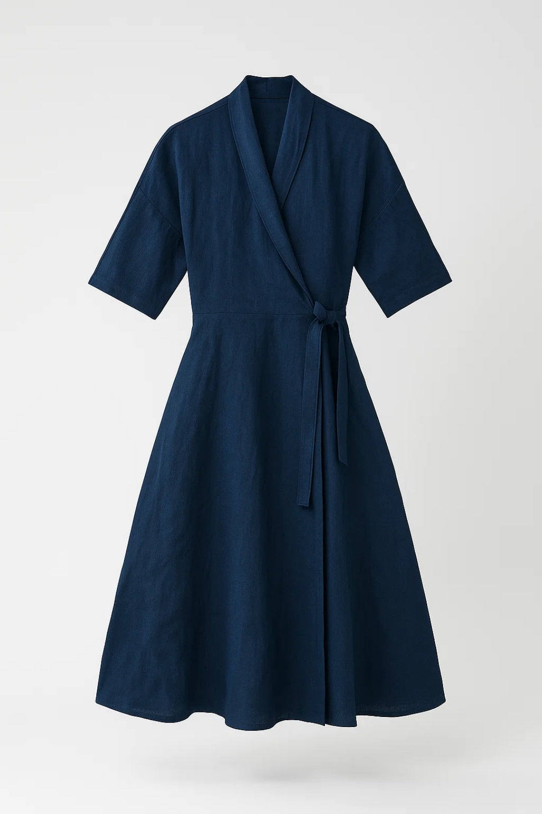 Wikkeljurk | Halflange Pasvorm met Ceintuur | Elegante Daglook