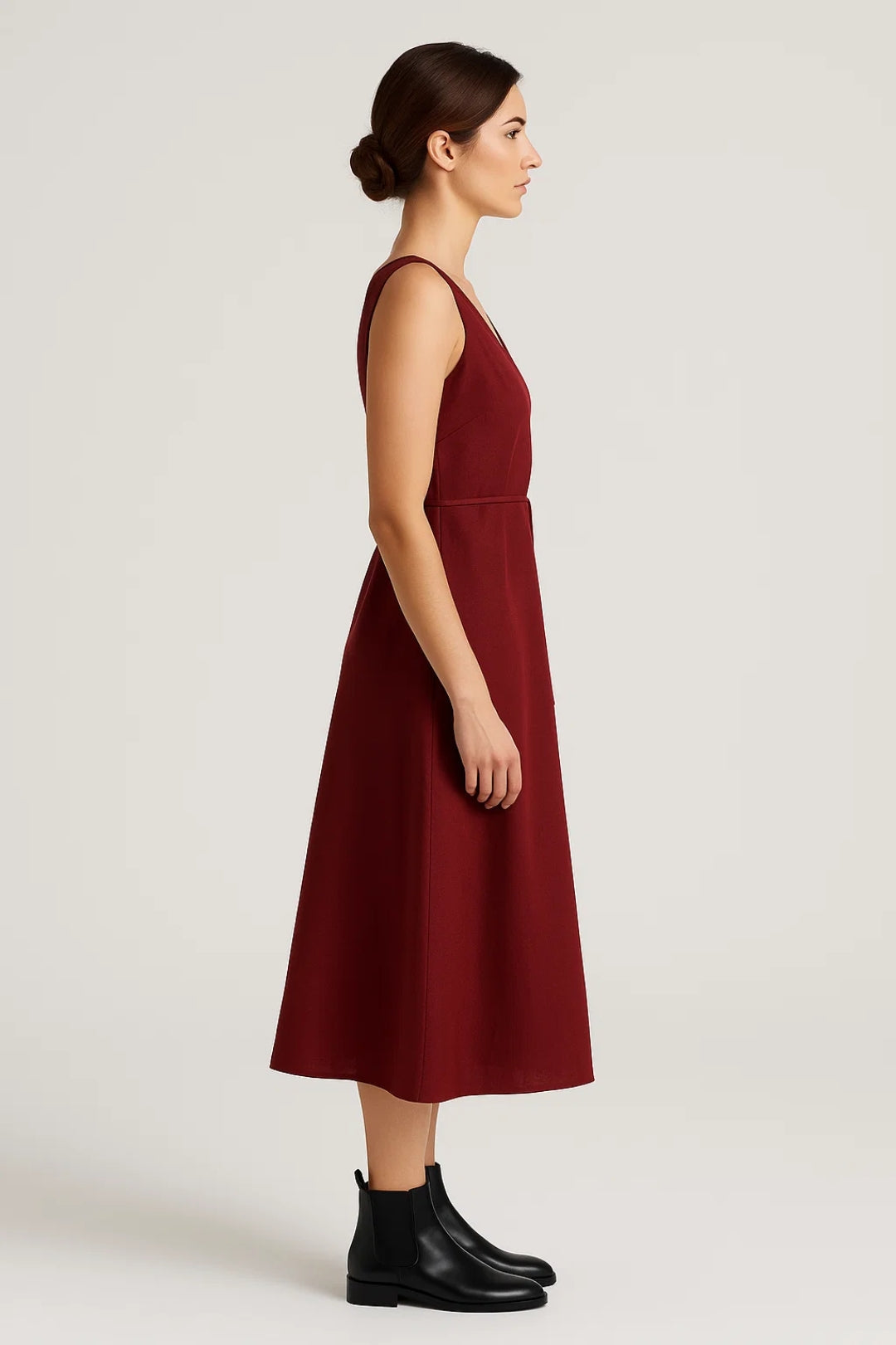 Wikkeljurk | Mouwloos Model met Striksluiting | Tijdloos en Elegant