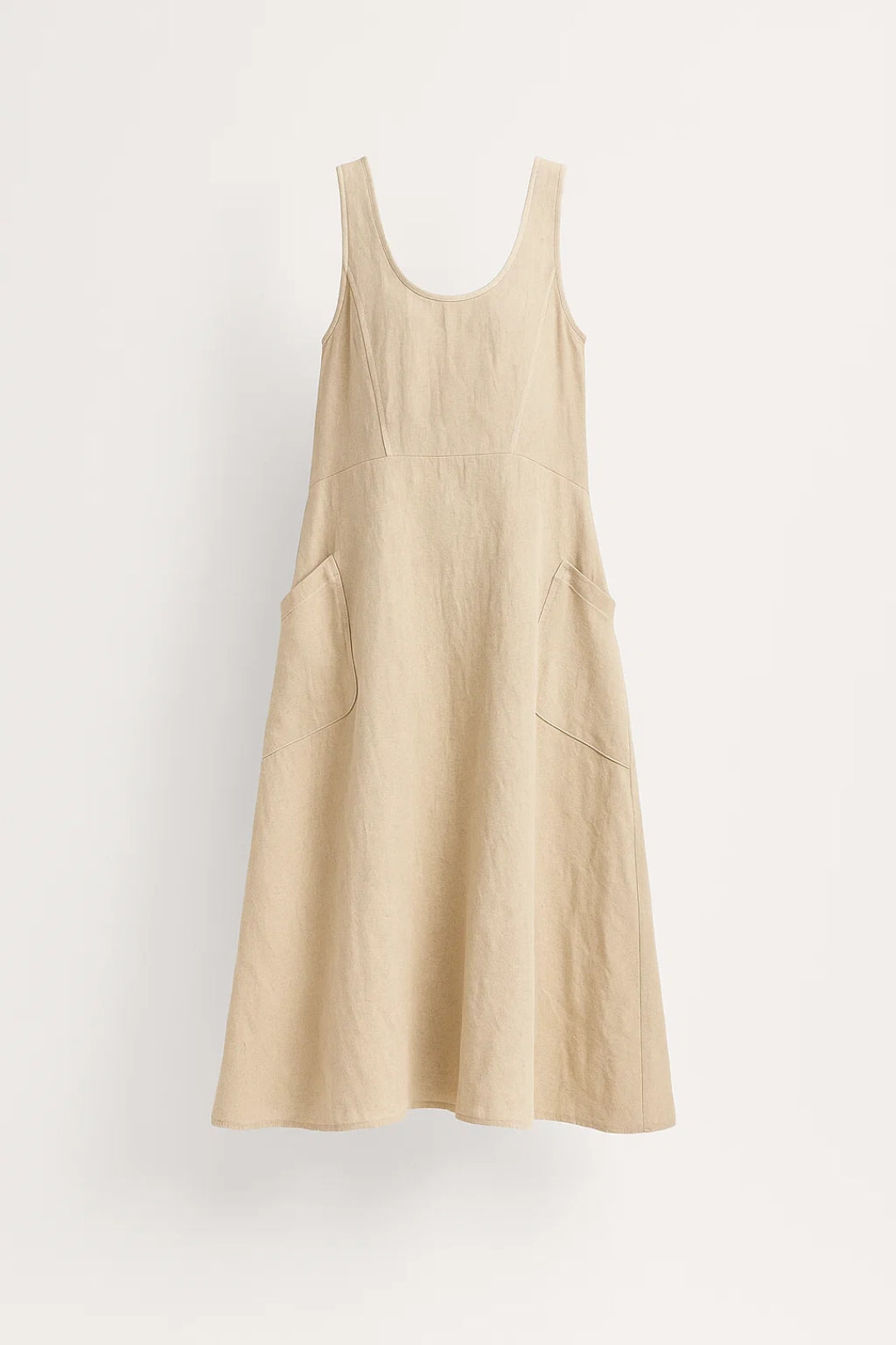 Zomerse Jurk Dames | Mouwloos en A-Lijn Model met Zakken | Luchtig en Casual
