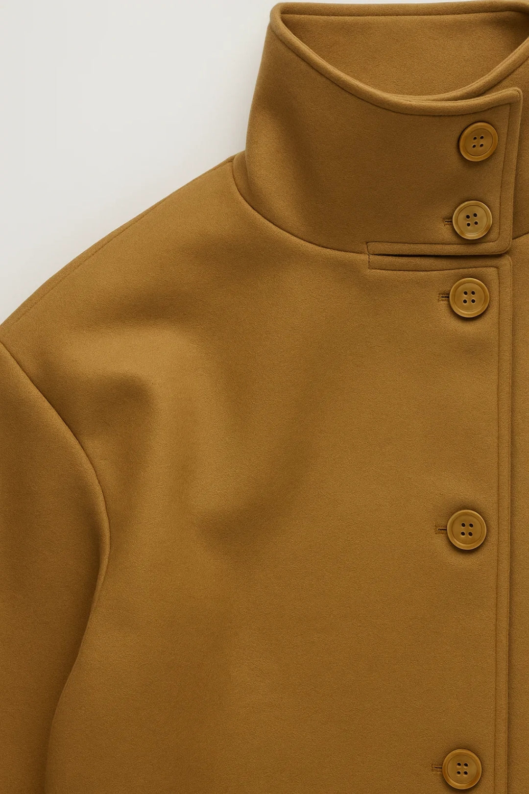 Dames Jas | Elegant Straight | Hoge Kraag | Winter