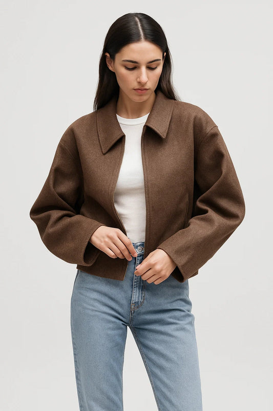 Cropped Jassen Collectie | Damesjack met Rechte Snit | Lichtgewicht en Ademend