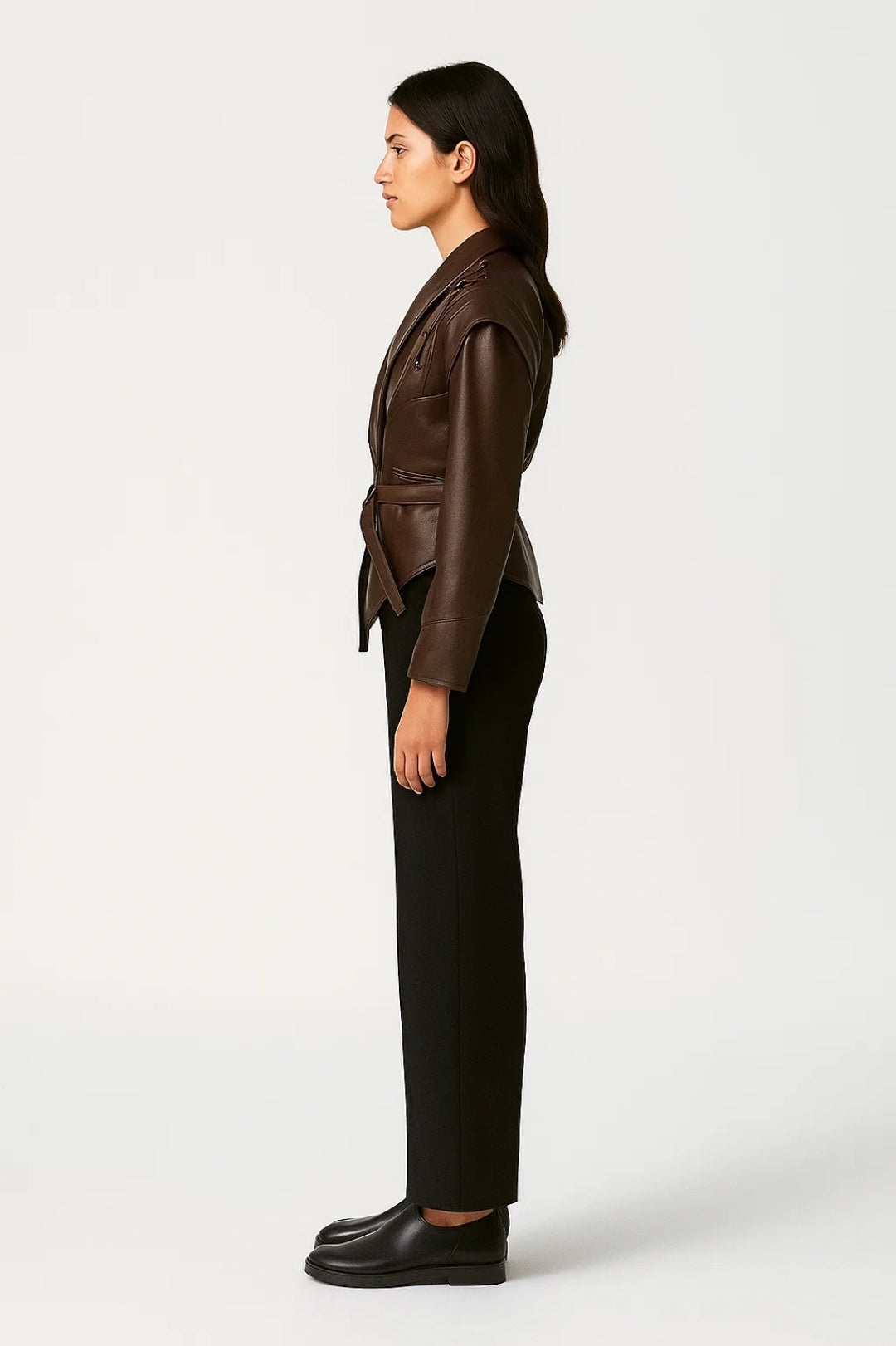 Wrap Damesjack | Getailleerd Model met Vetersluiting | Statement en Elegant
