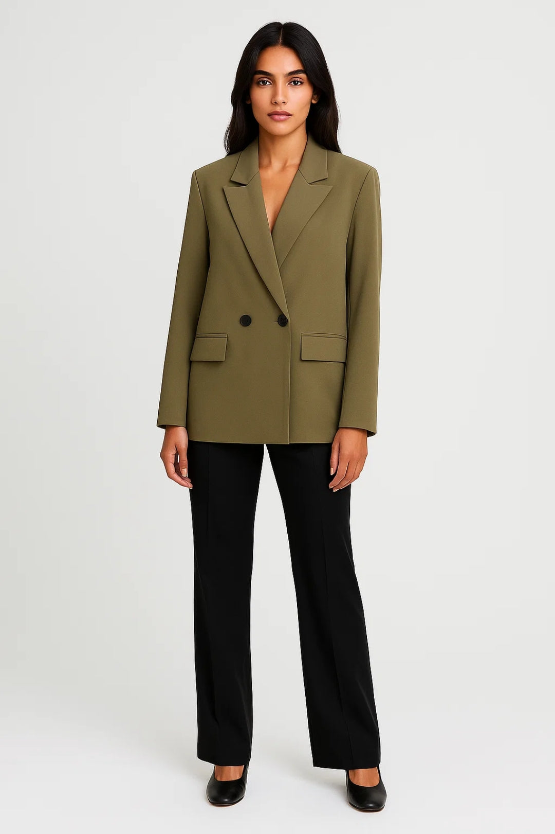 Double-Breasted Blazer | Damesjas met Klassieke Revers | Elegant en Tijdloos