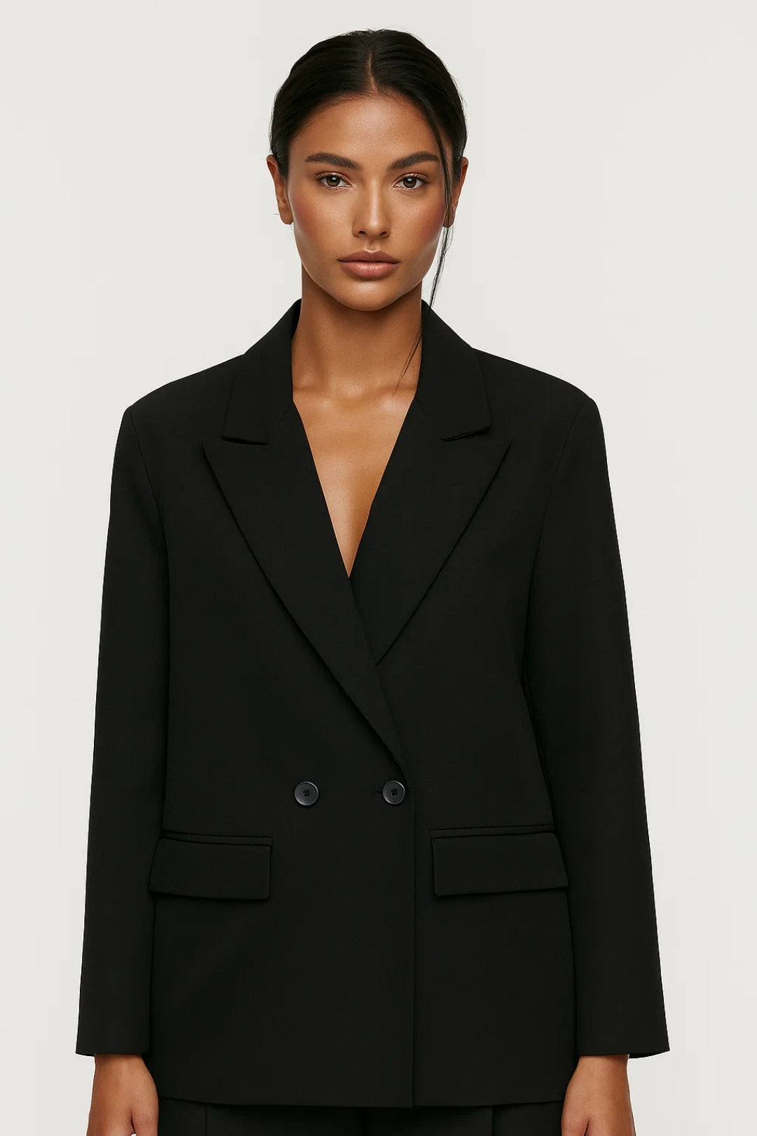 Double-Breasted Blazer | Damesjas met Klassieke Revers | Elegant en Tijdloos