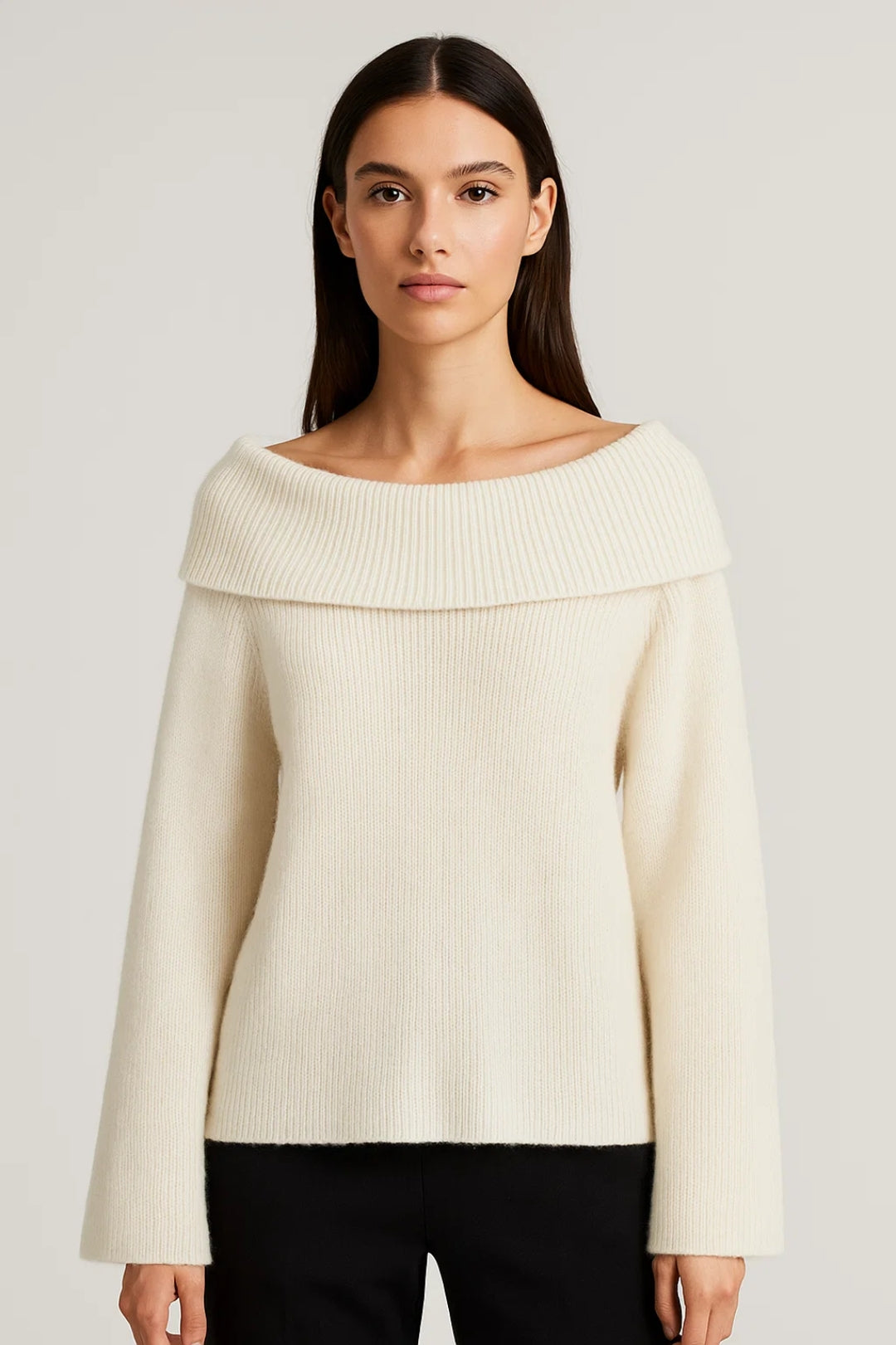 Off-Shoulder Damestrui | Elegante Boothals en Rechte Mouwen | Vrouwelijk en Comfortabel