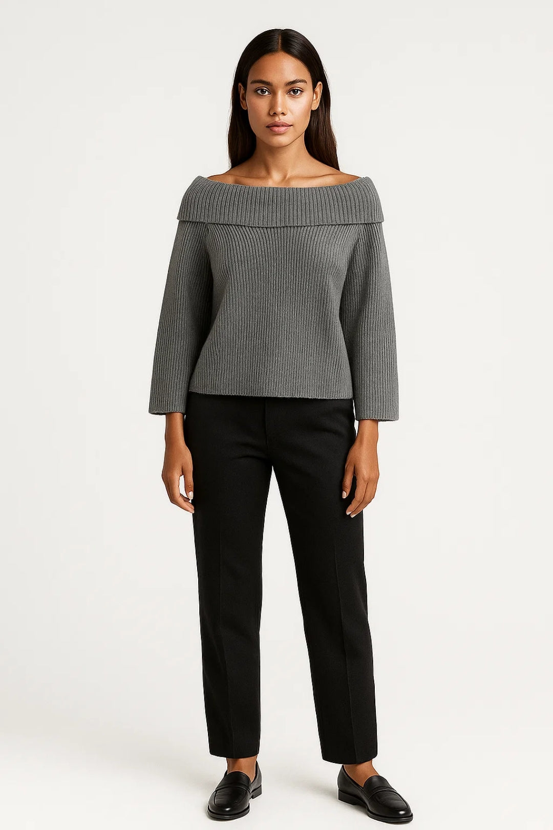 Off-Shoulder Damestrui | Elegante Boothals en Rechte Mouwen | Vrouwelijk en Comfortabel