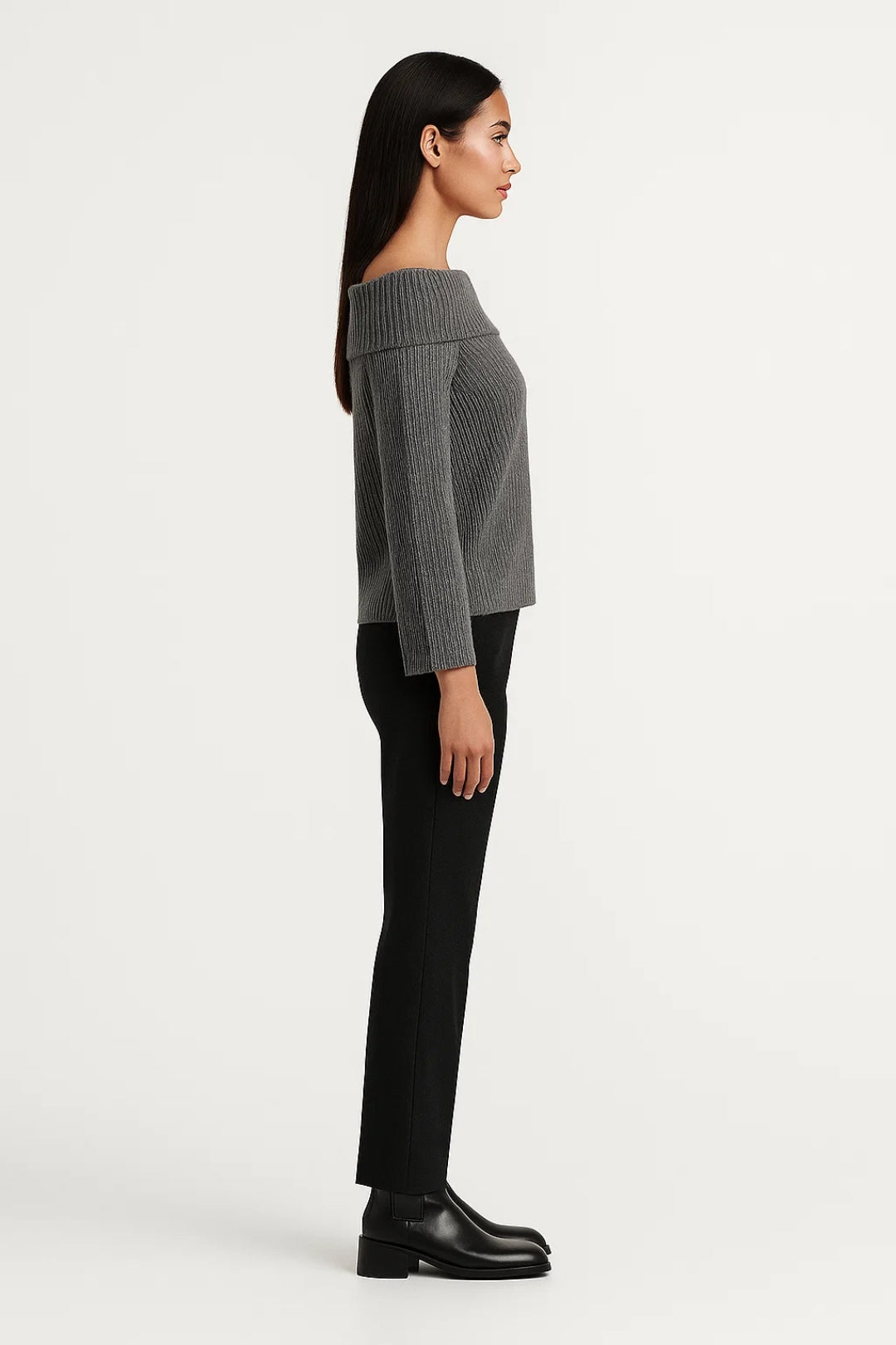 Off-Shoulder Damestrui | Elegante Boothals en Rechte Mouwen | Vrouwelijk en Comfortabel